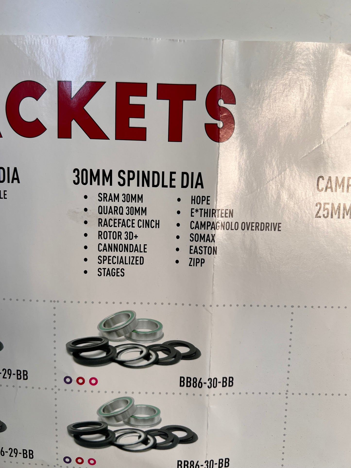 Ceramic Speed BSA30 Bottom Bracket for Threaded 30mm Spindle