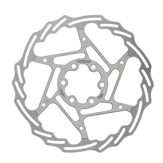 Ashima 180Mm Disc Brake Rotors & Adaptors - Set Of 2