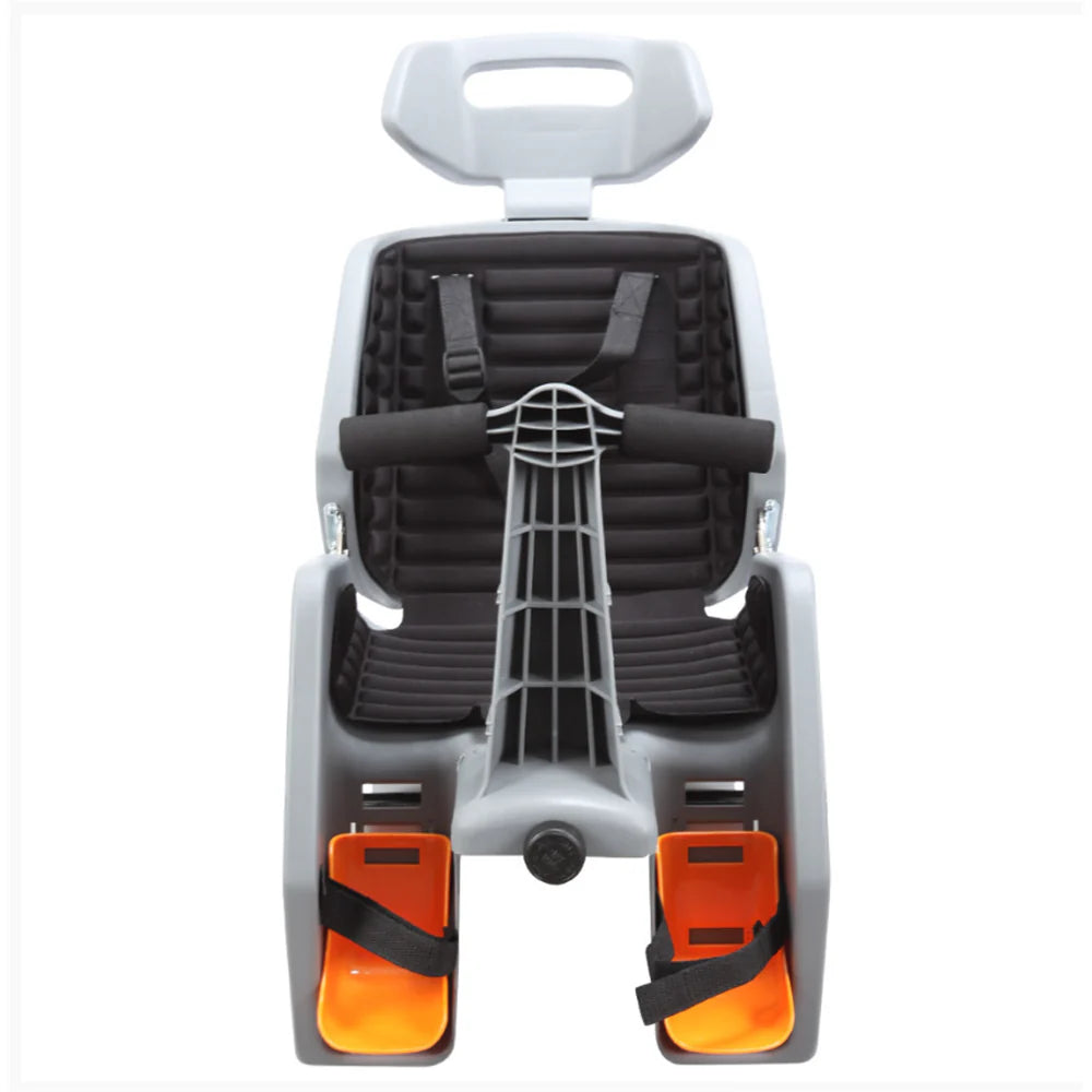 Beto Deluxe Baby Seat for 700C/29" Disc Bikes with 3-Point Harness and Rack