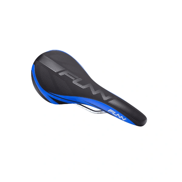 Funn Adlib Black/Blue Saddle Cover - Lightweight And Durable