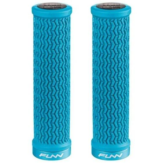 Funn Holeshot Grip 130Mm Turquoise Flatbar Grips
