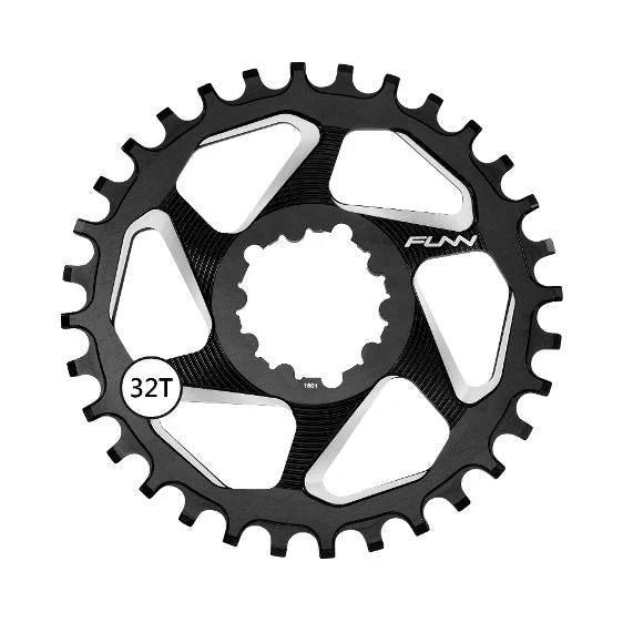 Funn Solo Dx Chainring 32T Black Direct Mount Crankset Component