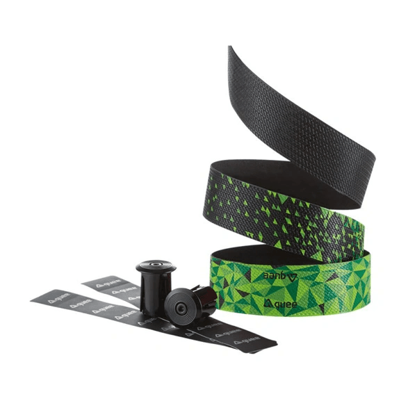 Guee Geo Bar Tape - Black/Green Handlebar Tape