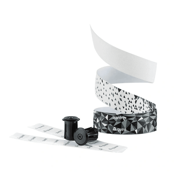 Guee Geo White/Grey Dropbar Handlebar Tape