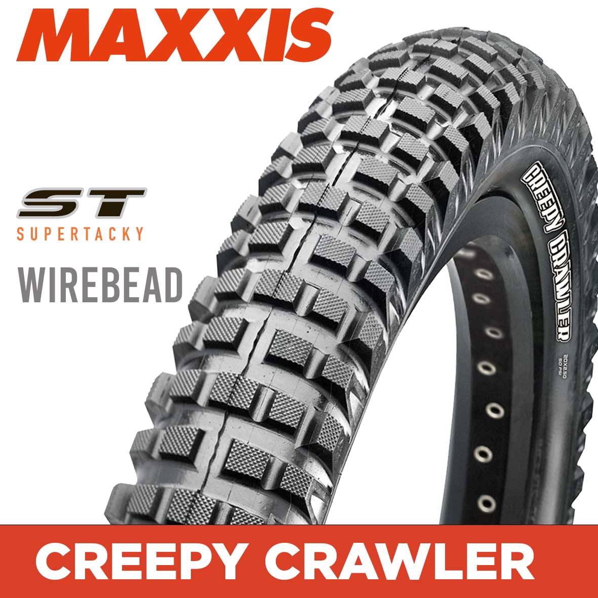 Maxxis Creepy Crawler 20X2.00 42A Trials Tyres