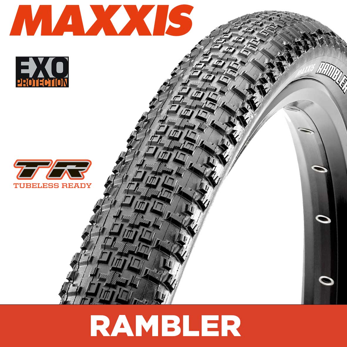 Maxxis Rambler 700 X 50 Exo Tr Gravel Tyres - 29" / 700C