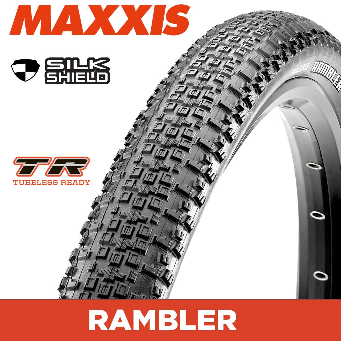 Maxxis Rambler 700 X 50 Tr Gravel Tyres - 29" / 700C