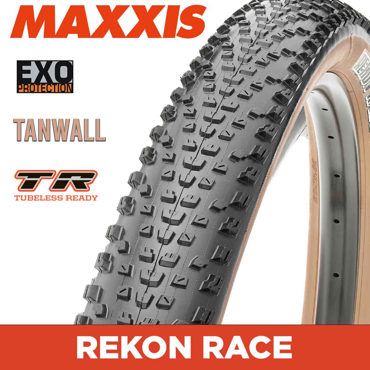 Maxxis Rekon Race 29" Xc Tyres - 2.40 Exo Tw Tr