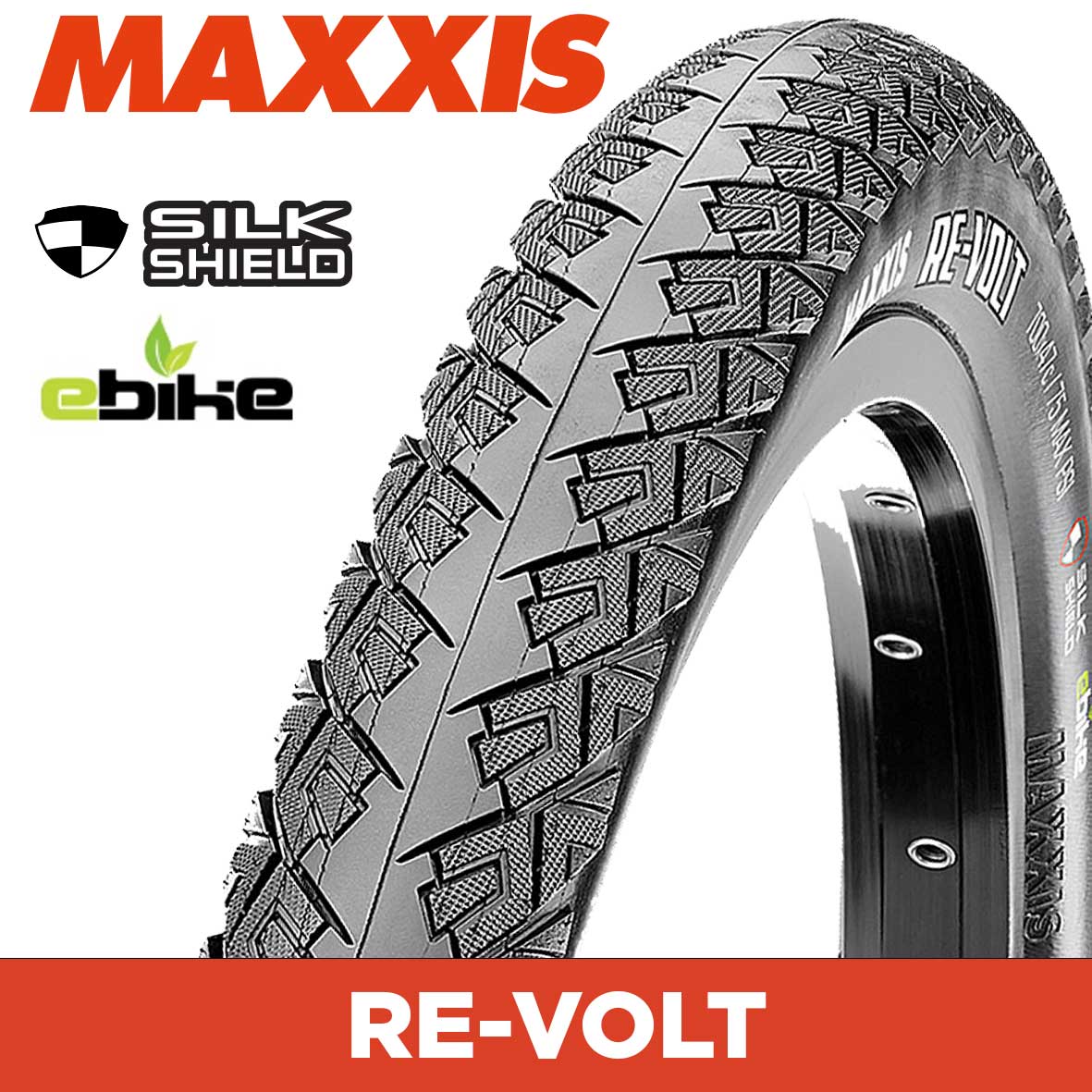 Maxxis Revolt 700 X 47 Wire Hybrid Tyres - 29" / 700C