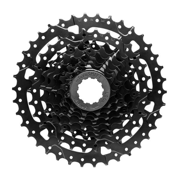 Microshift Alt 11-38T Black Cassette - 11 Speed Upgrade Kit