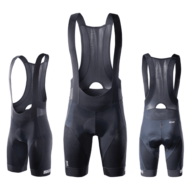 Netti Mens Black Bib Knick Shorts - Small