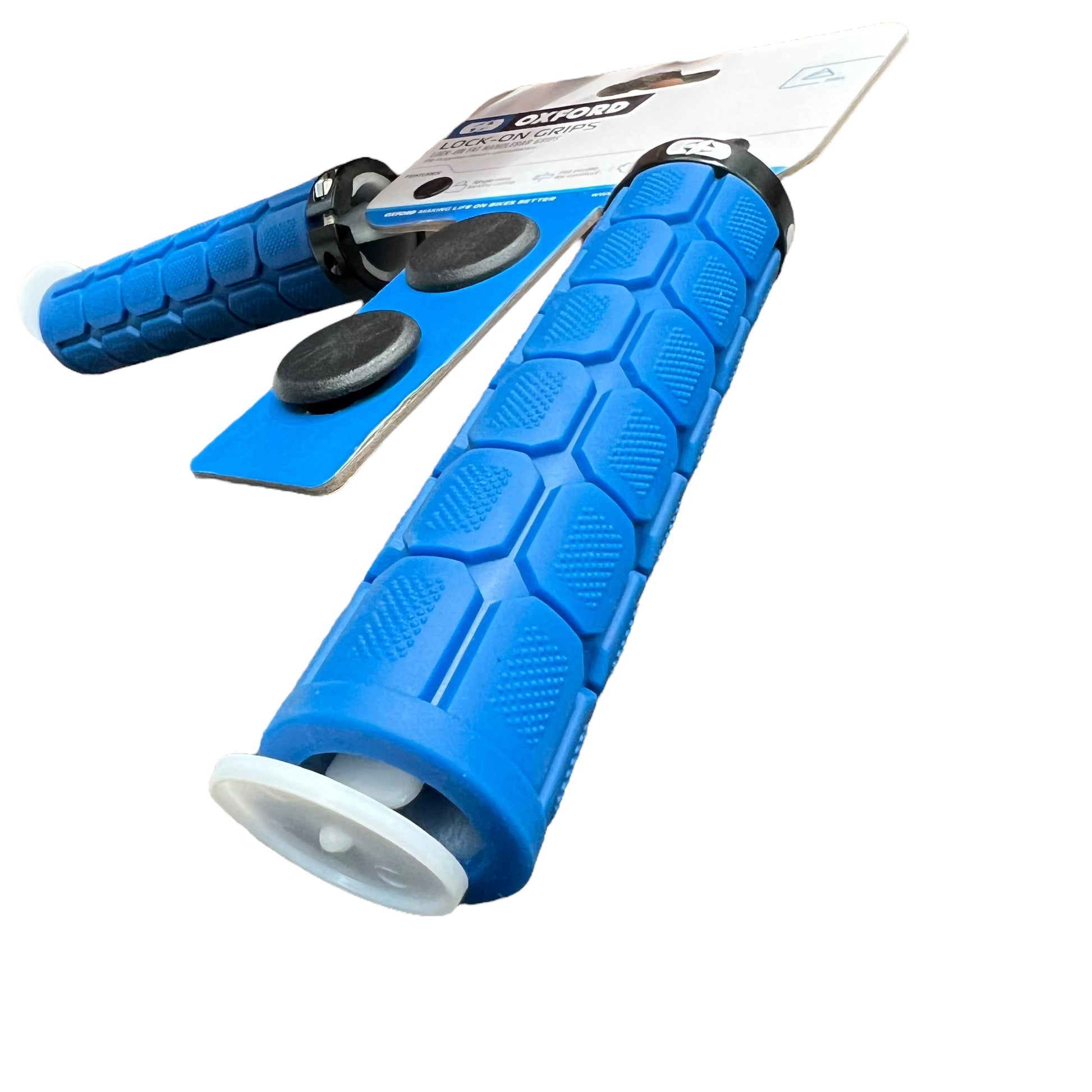 Oxford Blue Lock-On Grips