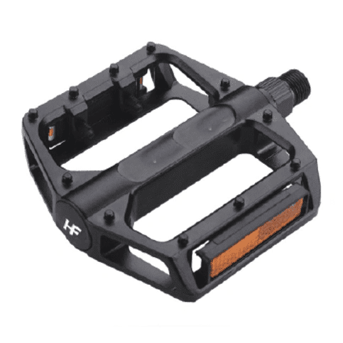 Qbp Alloy Mtb Pedals 9/16 Black - Durable Mountain Bike Pedal