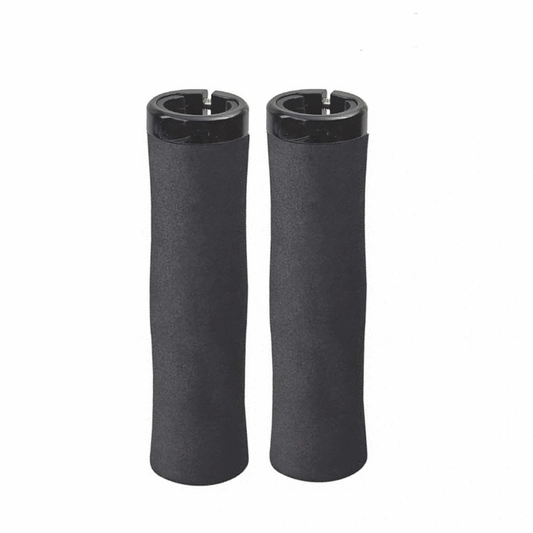 Qbp Lockon Foam Mtb Grips - Black - Flatbar Accessories