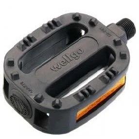 Qbp Plastic 1/2" Black Bike Pedals