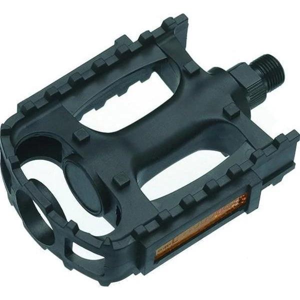 Qbp Plastic Pedals 1/2" Lightweight Durable Bike Pedal