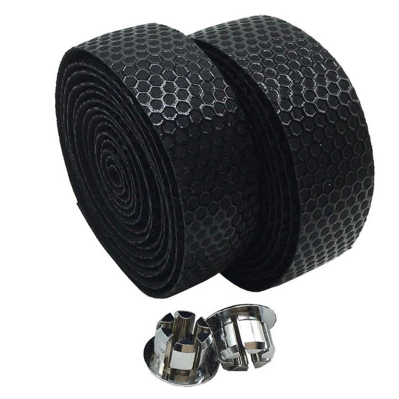 Qbp Stealth Honeycomb Dropbar Grips - Durable Bar Tape