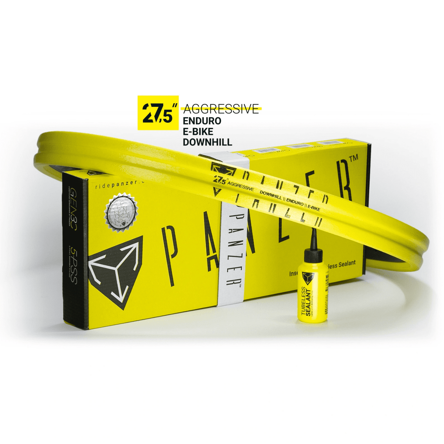 Ride-Panzer Enduro Dh 27 Tyre Inserts - Durable Protection For 27.5" Tyres