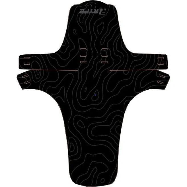 Ryfe Mud Guard Large Black - Protective Mudguards & Fenders