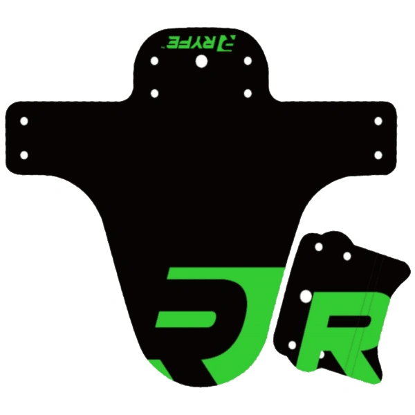 Ryfe Mud Guard Mtb Green Fenders For Mountain Bikes