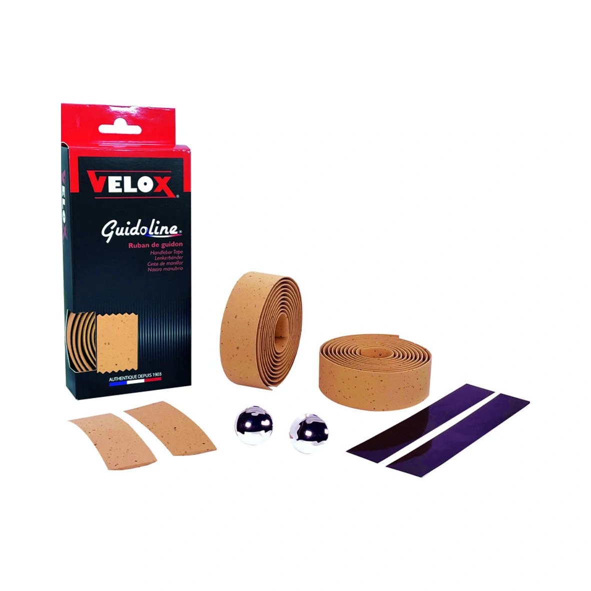Velox Maxi Cork Bt Dropbar Tape - Handlebar Grip For Comfort And Control