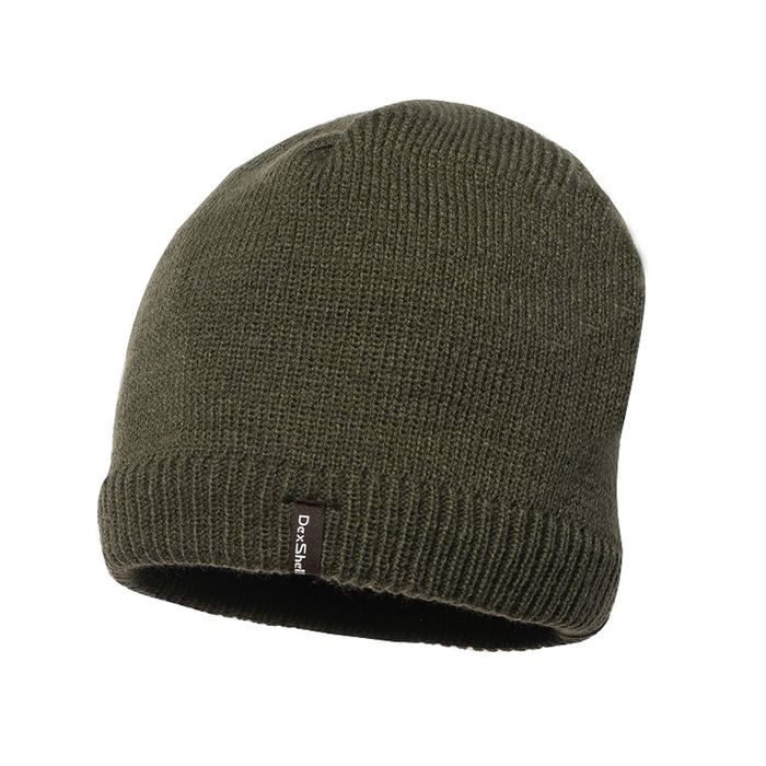 DEXSHELL Beanie Solo Olive Green - Waterproof & Windproof Headwear