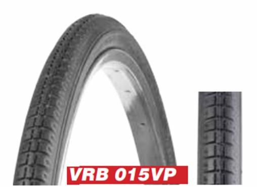 VeeRubber 27x1.1/4 Tyre - Block Tread, Black Finish