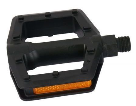 VP Junior Bike Pedals - Boron Axle, One Piece Body, Ball Bearing, Black