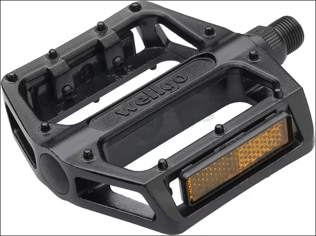 VP BMX Alloy Platform Pedal 1/2" Axle, Black