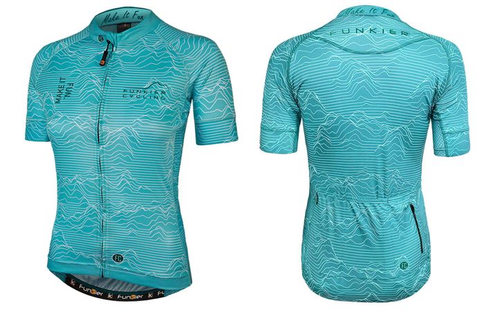 FUNKIER Rossini Women-s Pro Race Fit Jersey - Lightweight & Strong with Mint Design