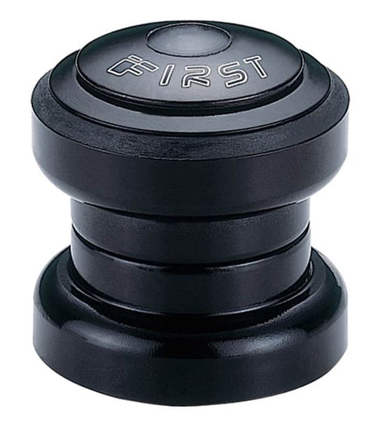 Black Threadless Headset with Cartridge Bearings - 1 1/8"