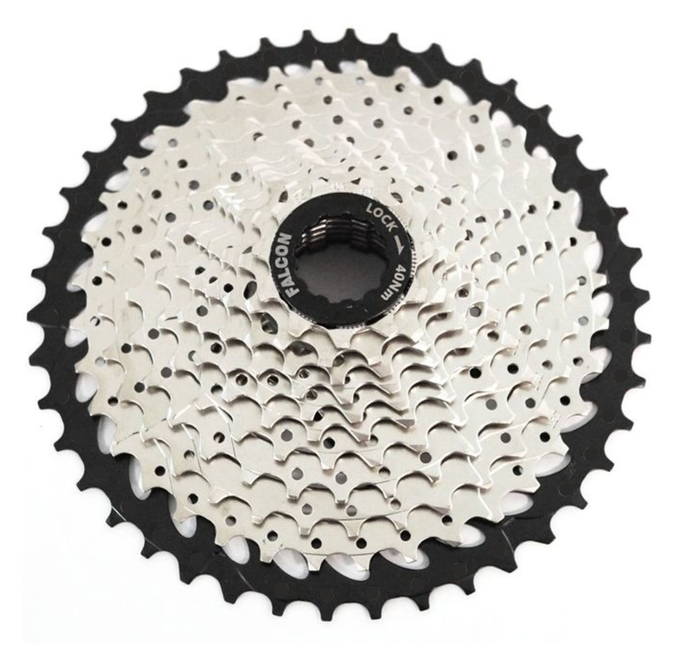 Sunrace Taiwanese 10-Speed Cassette - 11-42T Black/Silver