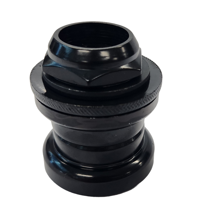 BMX 1" Threaded Headset - Steel, Black, 21.1 ID, 32.5 OD, 27.0 Crown Race