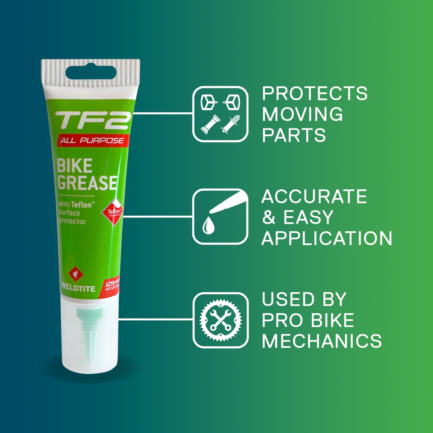 Weldtite TF2 Bike Grease Teflon 125ml