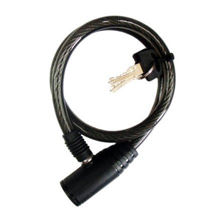 10mm Cable Lock with Keys - Secure Your Belongings