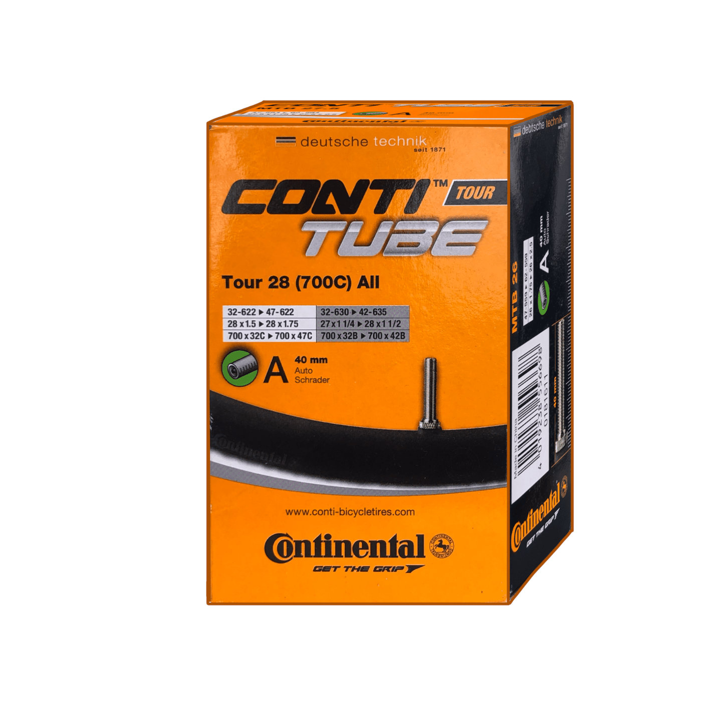 2 x CONTI 700 x 32 - 47c, Bike Tube 40mm valve 700c Inner Tubes AV MTB SV Bikes