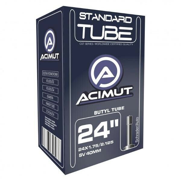 2 x CST 24 x 1.75 - 2.125 Bike Tube 24" inch Inner Tubes SV MTB AV 24x Bikes