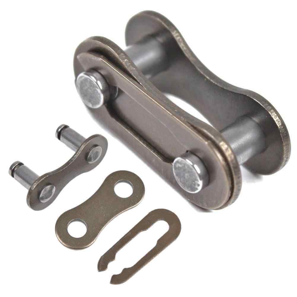 2 x KMC CONNECTING LINK for Single Speed 1/2 x 1/8-, Chain Grey - Z410SA