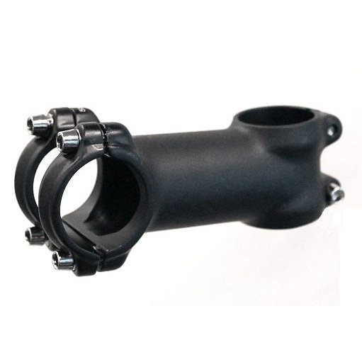 Ahead 28.6mm x 80mm Stem 31.8 BB, +/-7 degree, 4 Bolt Face Plate, Matt Black Finish