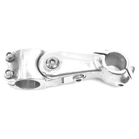 Ahead Adjustable Alloy Stem 28.6mm, 105mm Extension, 25.4mm BB, Silver