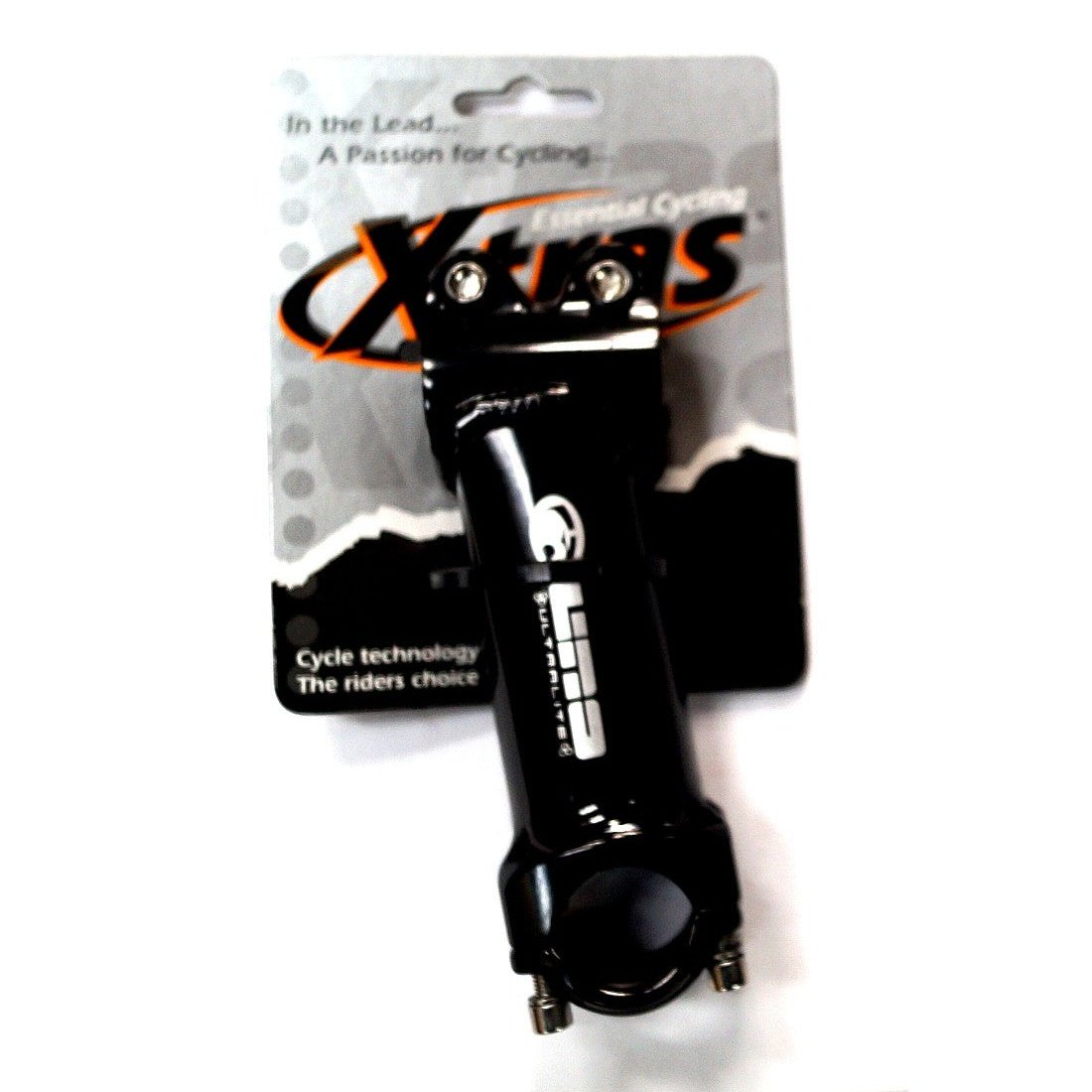 Ahead Uno AS-157 Black Stem - 4 Bolt, 28.6mm Diameter, 105mm Extension