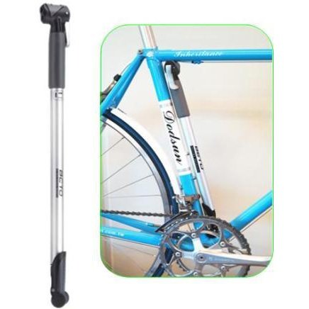 Alloy Frame Pump - Small Size, Dual Head for Schrader/Presta