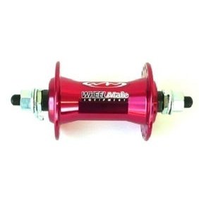 Alloy Front Hub - Red 3/8 Axle