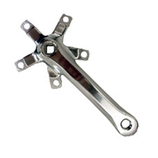 Alloy RH Crank 155mm BCD 110mm - High Polished Silver