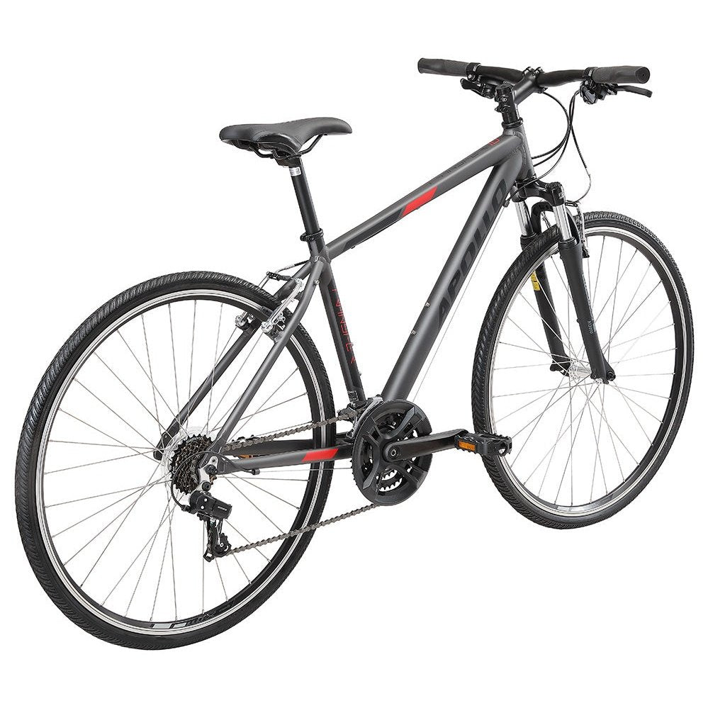 Apollo Transfer 10 Matte Charcoal / Black / Red