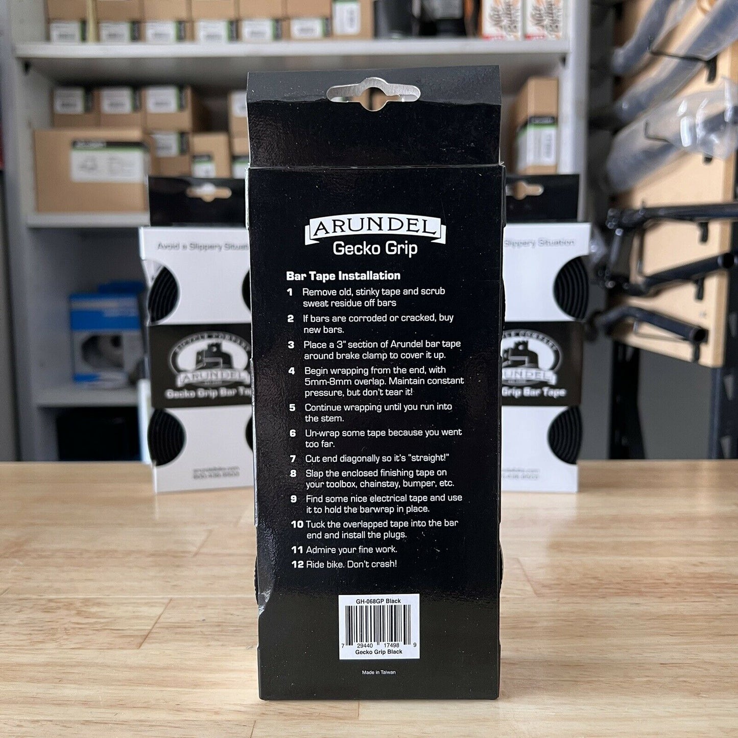 Arundel Gecko Grip Bar Tape - Black