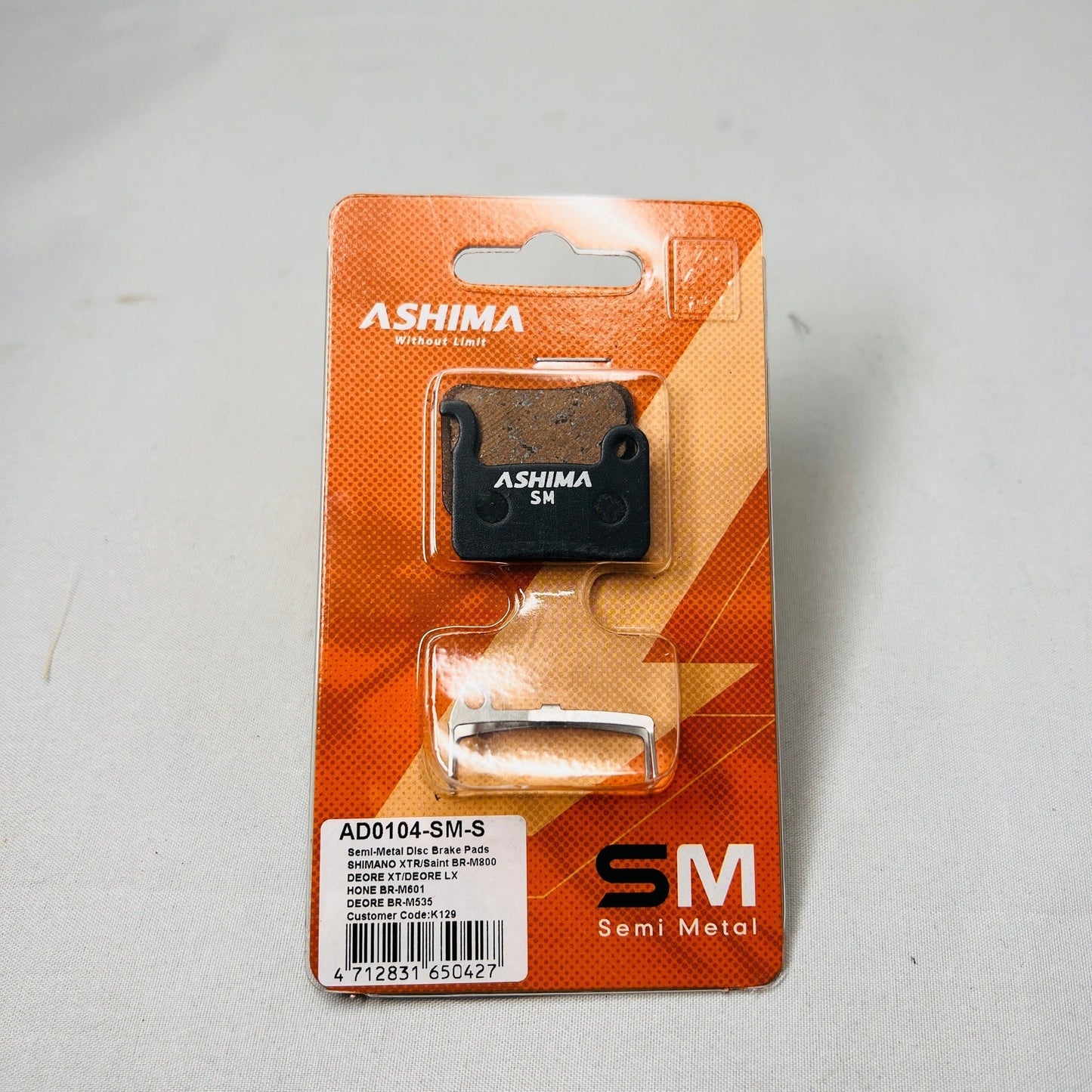 Ashima - Shimano XTR - XT - SLX Semi-Metallic Pads set