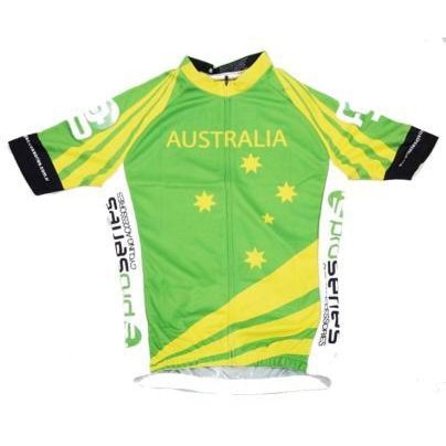 Australia TOURIST Women-s Short Sleeve Full Zip Jersey - Size 18