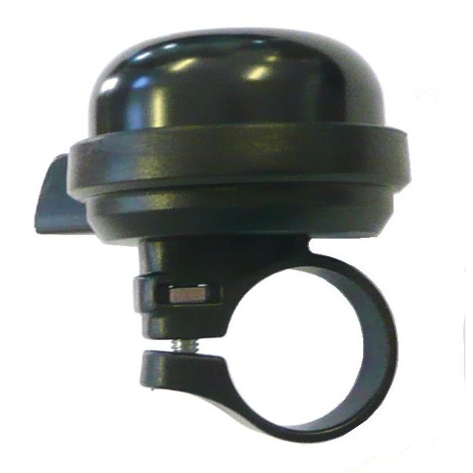 BELL Alloy Bike Bell - Black, 40mm Diameter, Fits 25.4mm BB