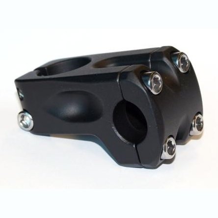 BMX Ahead Stem - 50mm Extension, 28.6mm Diameter, 22.2mm Barbore - Black